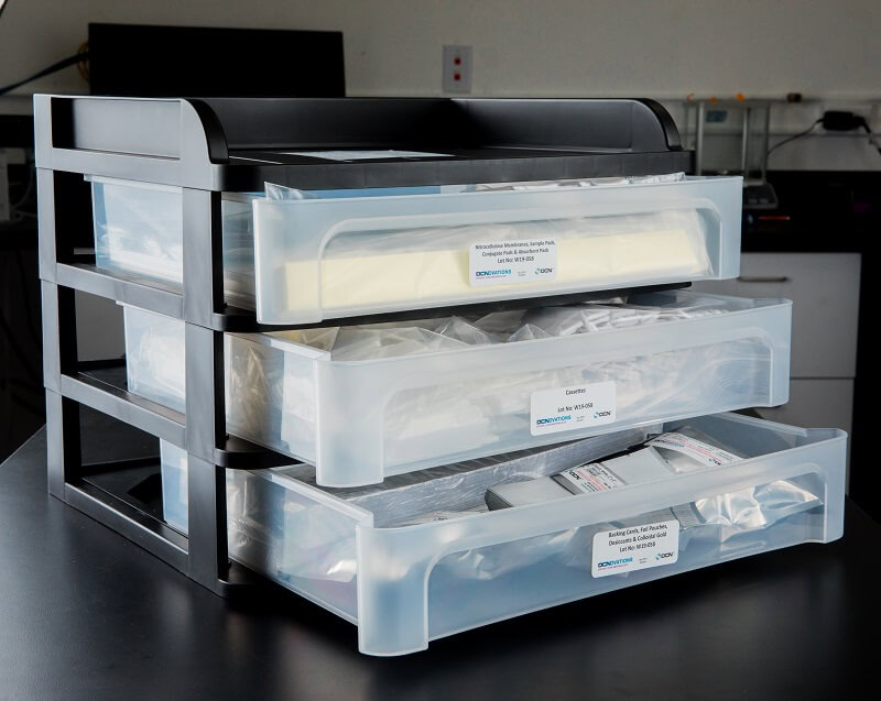 Lateral Flow Materials Kits 2 point of care testing,POC testing, point-of-care testing, rapid diagnostics, rapid diagnostic, lateral flow, lateral flow assay, infectious disease diagnostic testing, what is a diagnostic test?, what is a rapid diagnostic test?, what is a lateral flow test?, dcn dx, dcn diagnostics, brendan o'farrell, rapid diagnostic test, what is a rapid diagnostic, what is lateral flow, point-of-need testing, immunoassay, sample collection, sample prep, microfluidics, lateral flow test, lateral flow materials kit