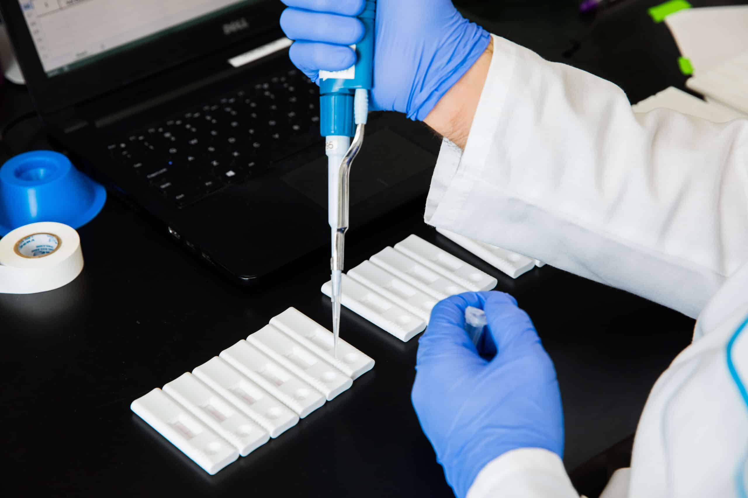 Lateral Flow Materials Kits 7 point of care testing,POC testing, point-of-care testing, rapid diagnostics, rapid diagnostic, lateral flow, lateral flow assay, infectious disease diagnostic testing, what is a diagnostic test?, what is a rapid diagnostic test?, what is a lateral flow test?, dcn dx, dcn diagnostics, brendan o'farrell, rapid diagnostic test, what is a rapid diagnostic, what is lateral flow, point-of-need testing, immunoassay, sample collection, sample prep, microfluidics, lateral flow test, lateral flow cassette pipetting