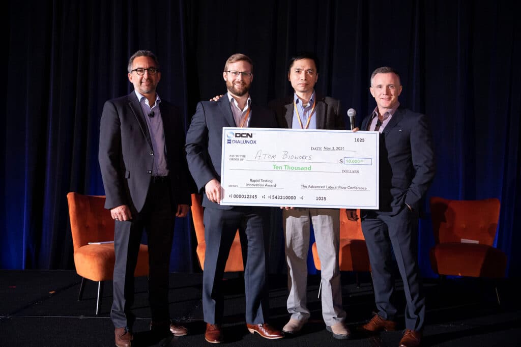 2021 ALFC, advanced lateral flow conference, innovation award, rapid testing innovation award, lateral flow, Atom Bioworks